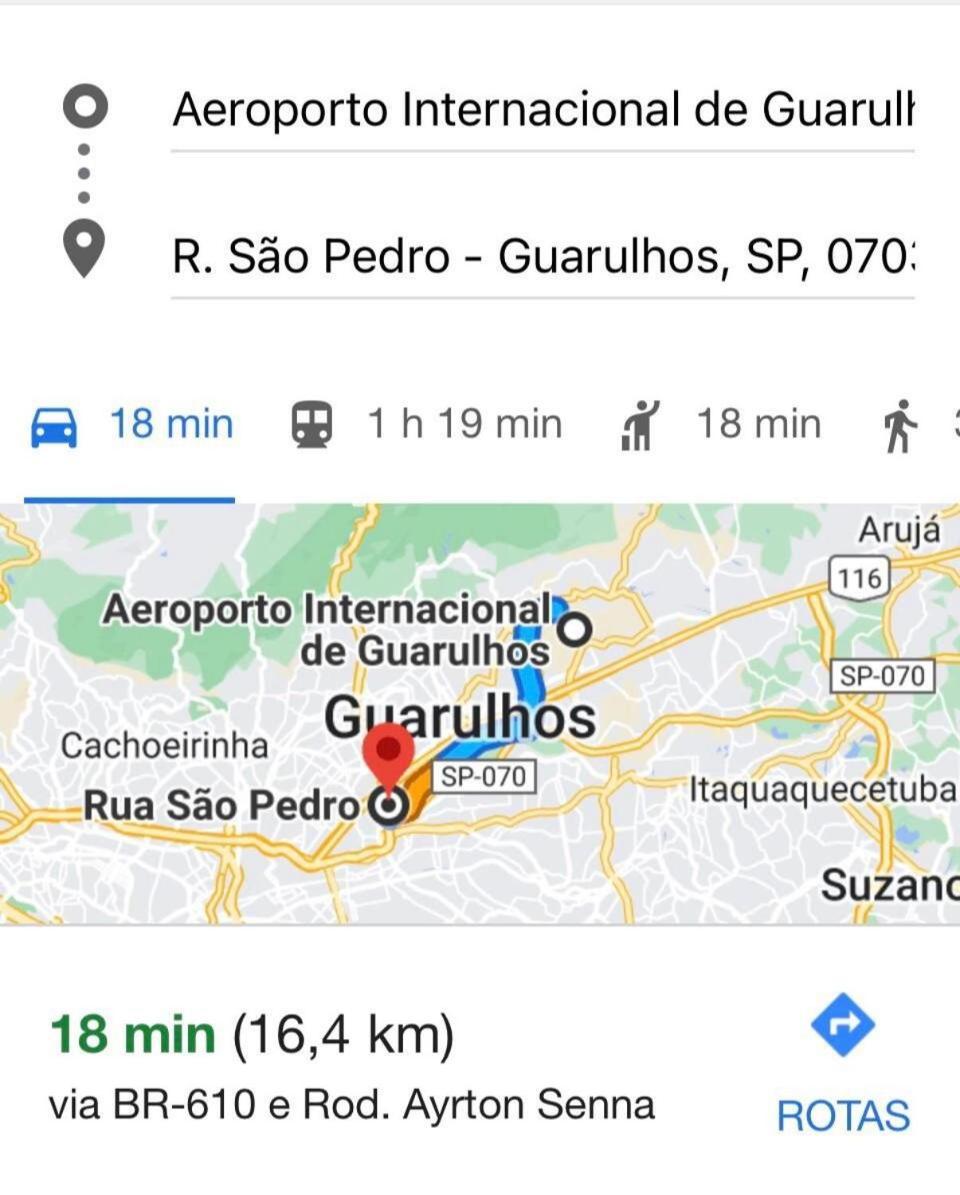 Quarto Proximo Aeroporto Guarulhos Hotell Exteriör bild